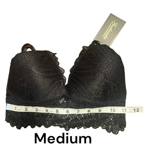Fredericks of Hollywood Finley black lace bra size M and XL NWT - Picture 4 of 8
